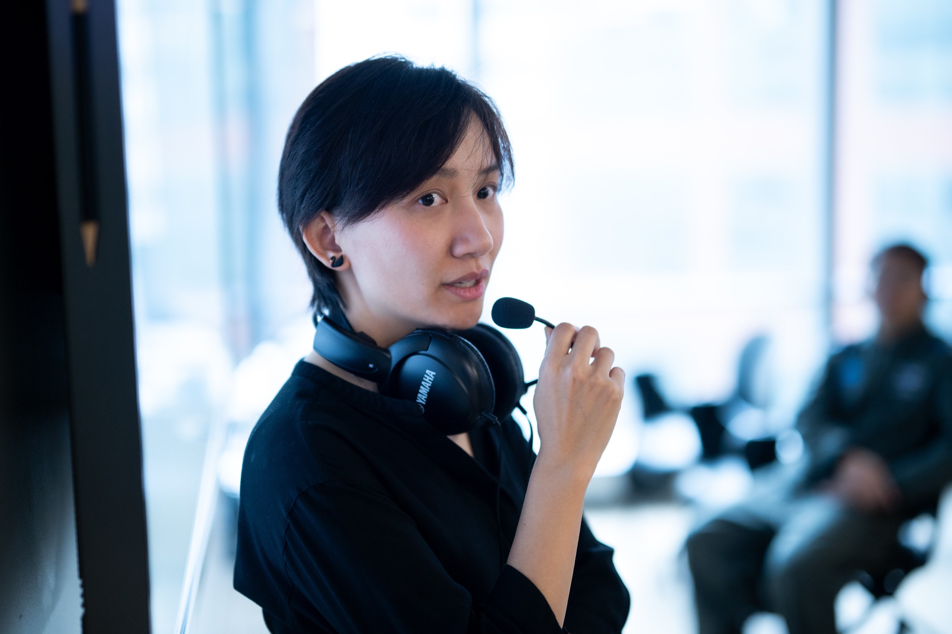 Simultaneous interpretation — Yamaha headset